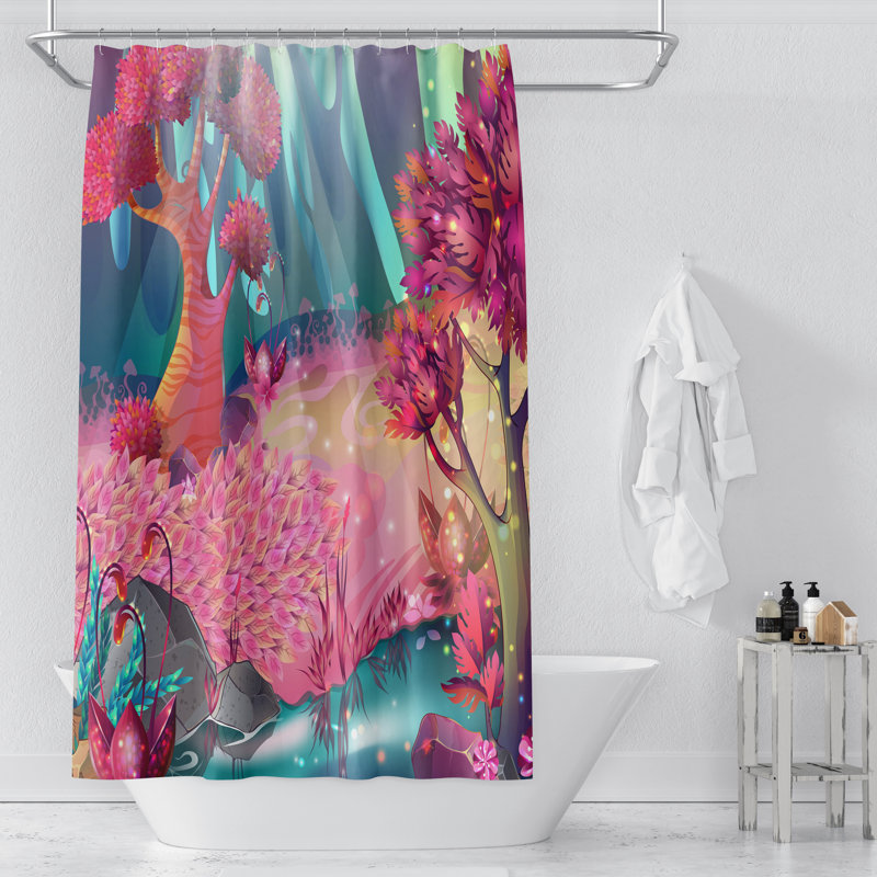 Rideau de douche simple, 72 po x 70 po