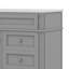 Meuble-lavabo 36 po avec armoire à pharmacie assortie, armoire de rangement moderne avec tiroirs-118678860