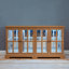 Vitrine à DEL avec vitrine antique avec portes en verre et tablettes réglables pour objets de collection-872749699