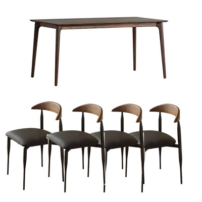 Modern simple solid wood table set