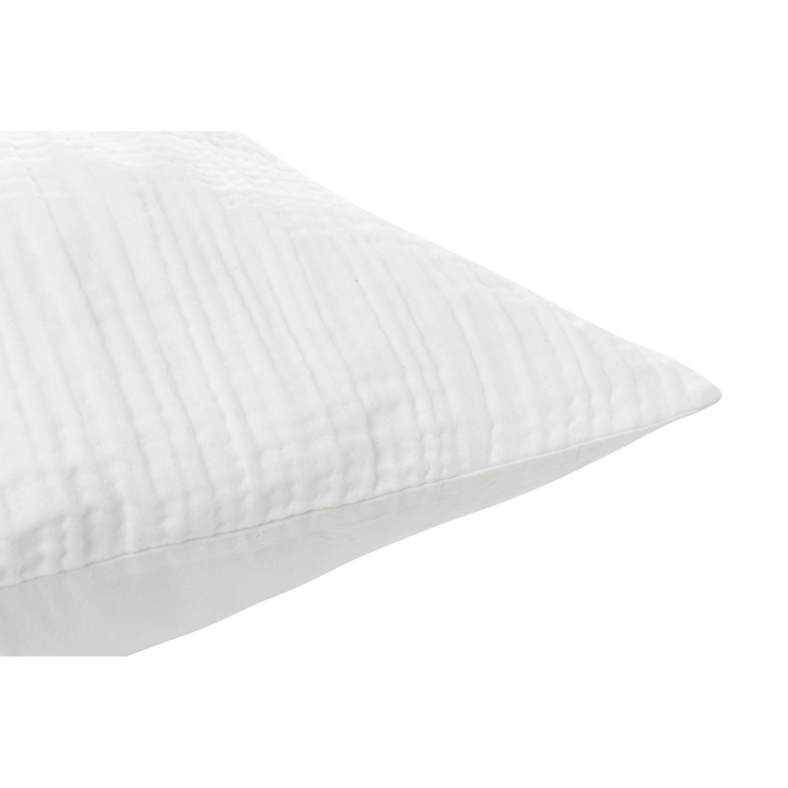 Daila Linen Blend Shams, Euro, White