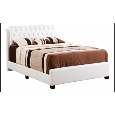 Lit luxueux avec housse capitonnée en polyuréthane de haute qualité pour un confort et un style ultimes