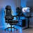 Massage Video Game Chair With Pocket Spring Cushion, High Back Ergonomic Computer Chair With Footrest For Adults, Racing Style Computer Chair With Headrest And Lumbar Support-1770741202