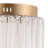 Jemmison Crystal LED Flush Mount with 3CCT Function