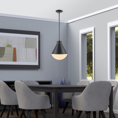 Luminaire suspendu simple à 1 lumière Ebbi