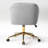 Farrah Tufted Velvet Upholstered Desk Chair-101215812
