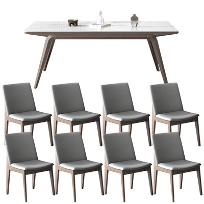 Modern simple home rectangular dining table sets