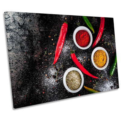 Hot Chilli Kitchen Dips - Wrapped Canvas Print