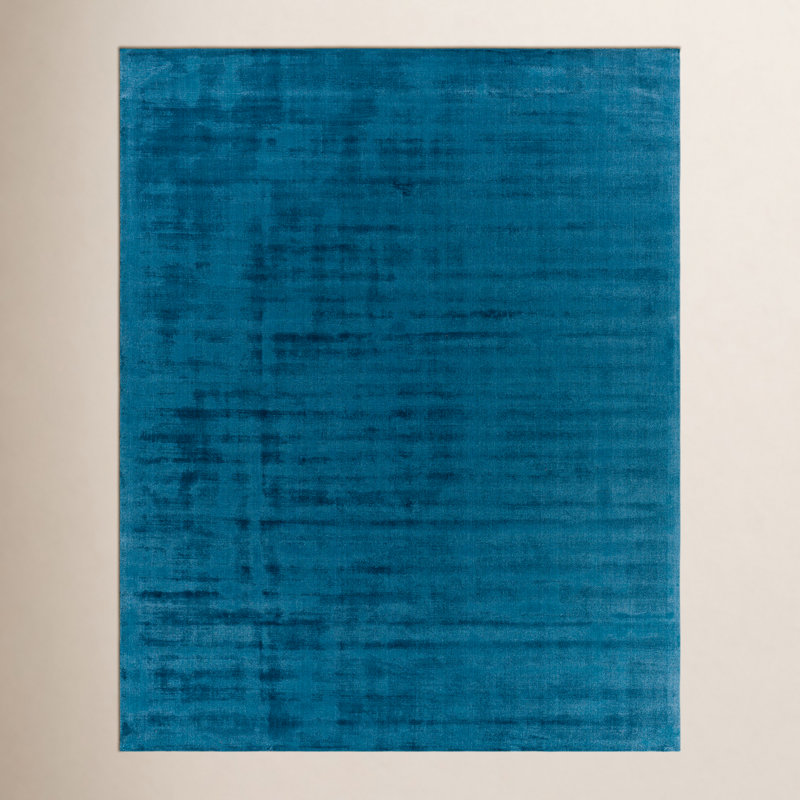 Fennel Viscose Indoor Rug, Rectangle 5' x 8'