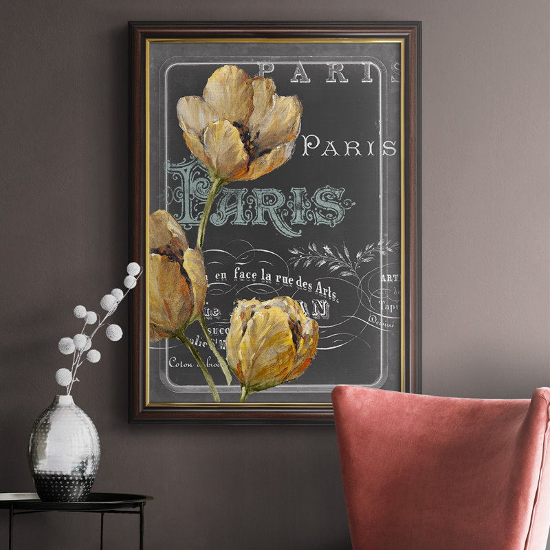- Art textuel sur toile encadré, H 20 po x l 16 po x P 2,5 po