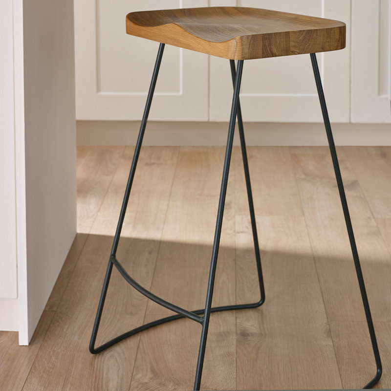 Angelinah Counter Stool with Metal Frame