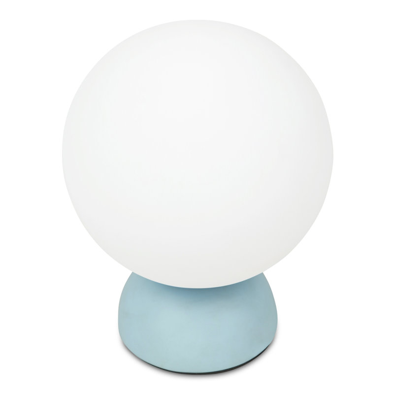 Lampe de table en résine, Bleu
