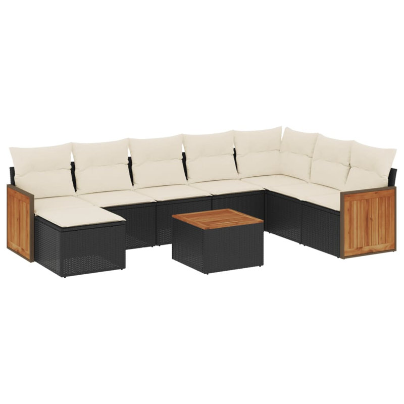 Ensemble de canapé de jardin Vidaxl PE