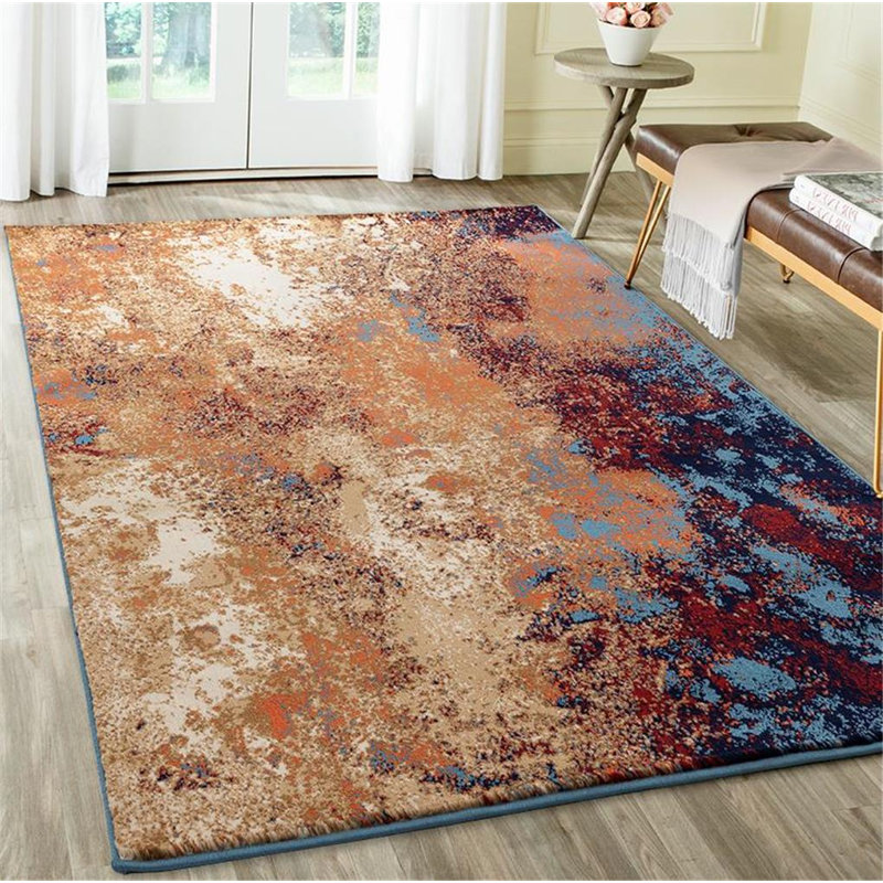 Colborne Abstract Indoor Rug, Rectangle 8' x 10'