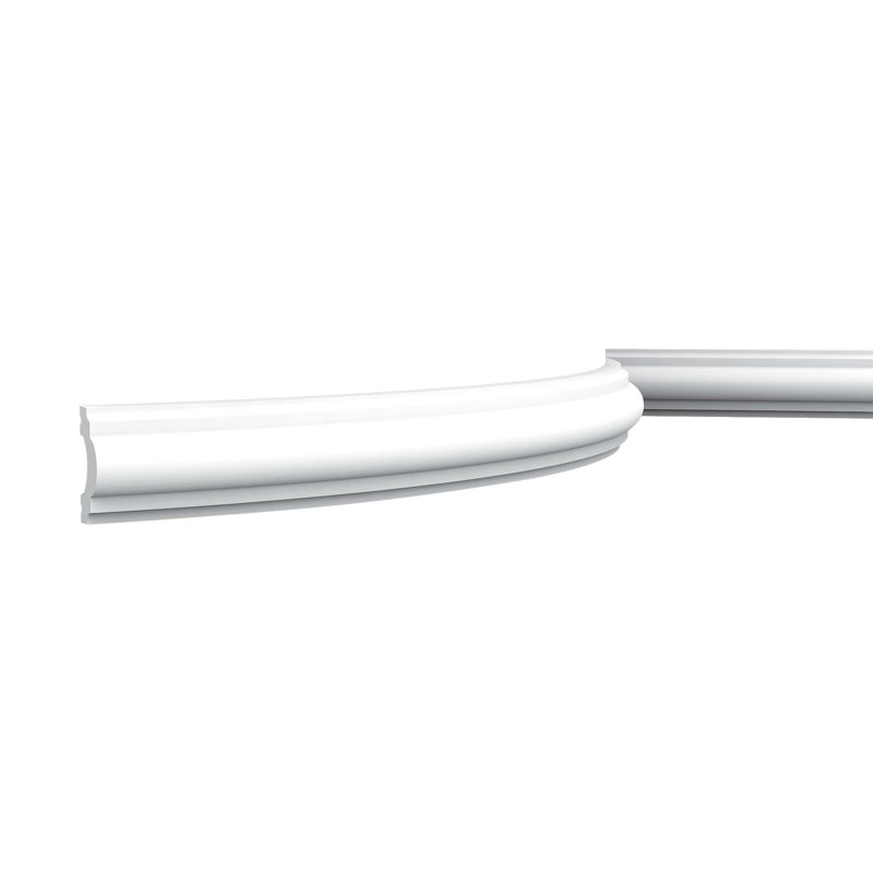 78.75'' H x 1.625'' W x 0.75'' D Plastic Chair Rail