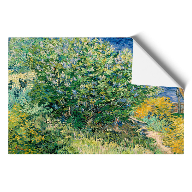 Lilac Bush by Vincent van Gogh - Frameless Print, 42cm H x 59cm W x 0.1cm D