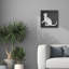  «Chat» par Erin Clark, art mural sur toile, 18 po x 18 po