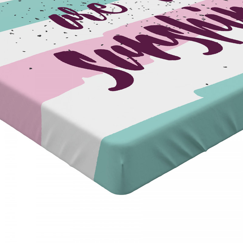 Microfiber Striped Fitted Sheet, Full Fitted Sheet