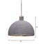 Big Sur 1-Light Beaded Chandelier, Slate Blue