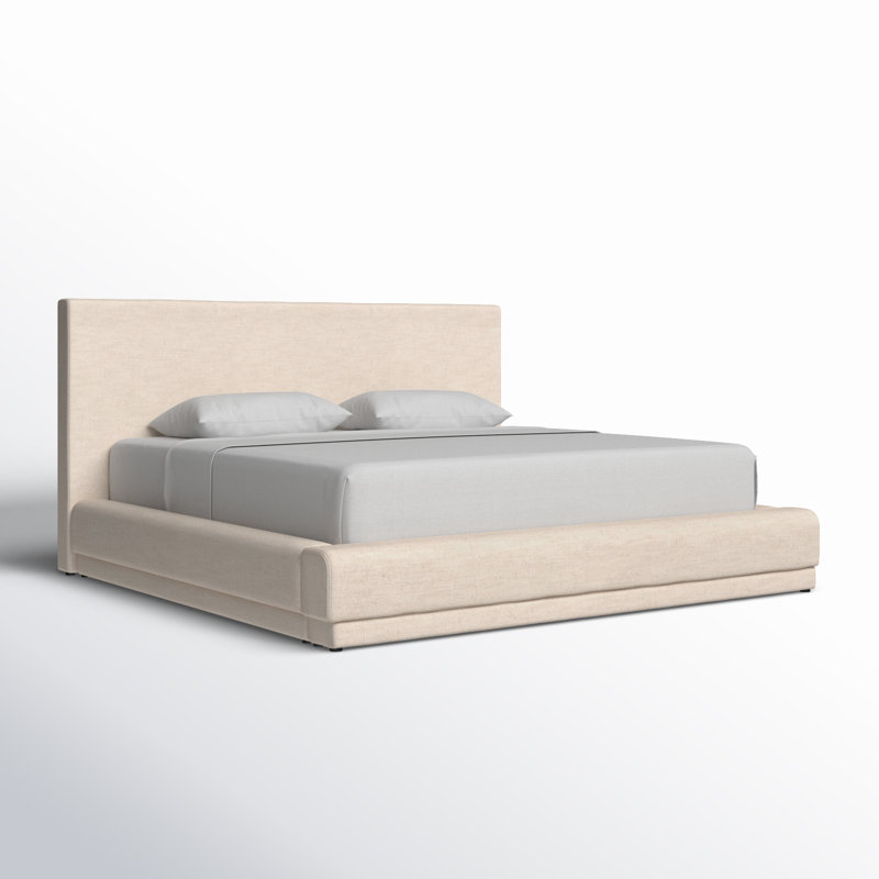 Isolde Upholstered Platform Bed, Extra Wide Queen
