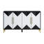 Armoire moderne avec construction - tablettes spacieuses et motif triangulaire chic à quatre portes polyvalent-2095277525-2095277526