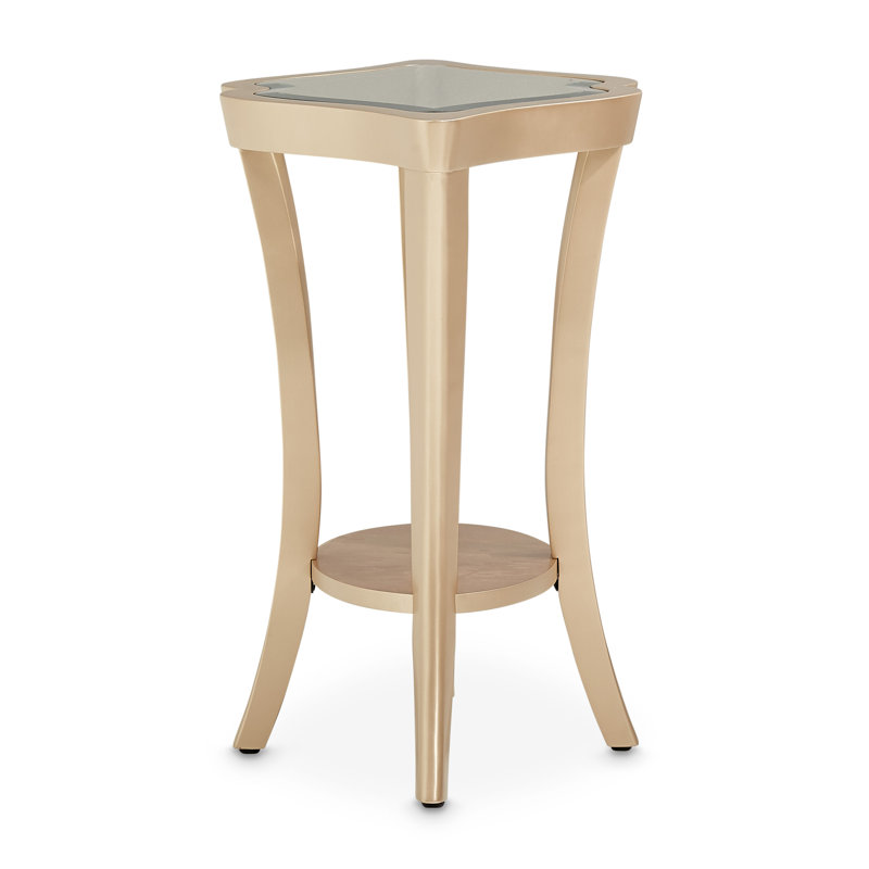 Malibu Crest Glass End Table