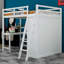 Lit mezzanine double avec garde-robe Hedieh-1262068906