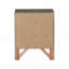 Table de chevet élégante avec rangement gris-1965283211