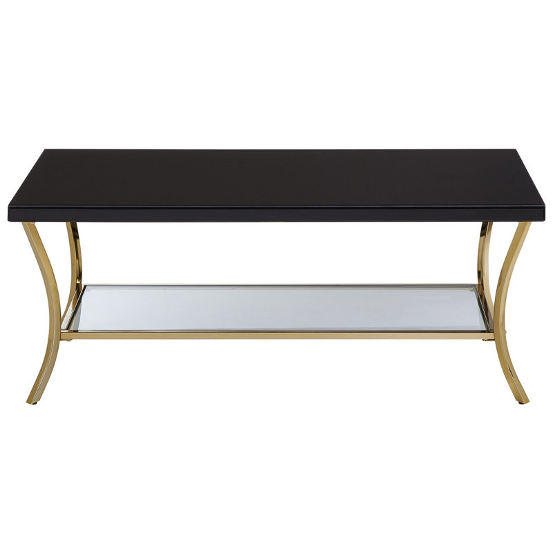 Bremond Four Leg Coffee Table, Black