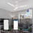 3 - Blade LED Smart Ceiling Fan with Light-91062342-101939593