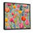 Toile avec cadre flottant noir