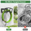 Support mural pour boyau d'arrosage OLV, support en métal robuste pour l'extérieur, support pour tuyau d'eau de 125 pi / 95 lb, support de dévidoir robuste pour rangement de boyau amovible