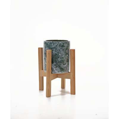 Pot de fleurs en bois