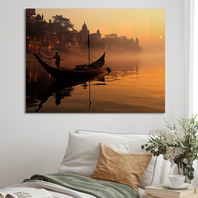 L'hindouisme Varanasi révérence sur toile