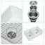 Évier de cuisine blanc réversible - 33 po x 20 po x 10 po en porcelaine blanche à double cuve en céramique réversible