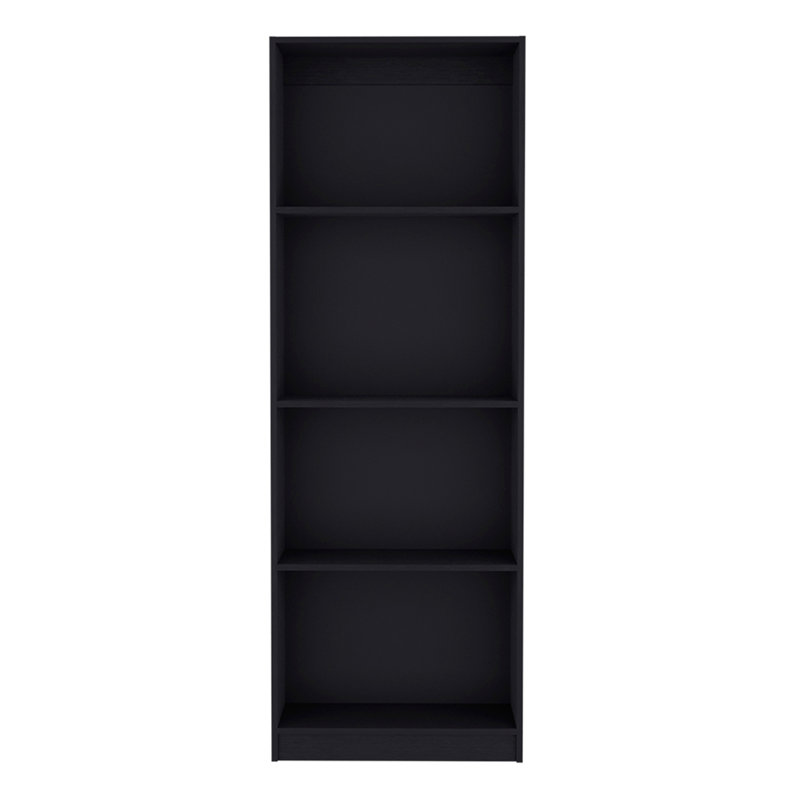 Bibliothèque, bureau, noir, (4 tablettes) H 71,1 po x l 24,7 po x P 11,7 po, Noir