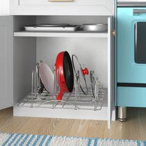 Kitchen Cabinet Frying Pan Storage Organizer – The Steady Hand