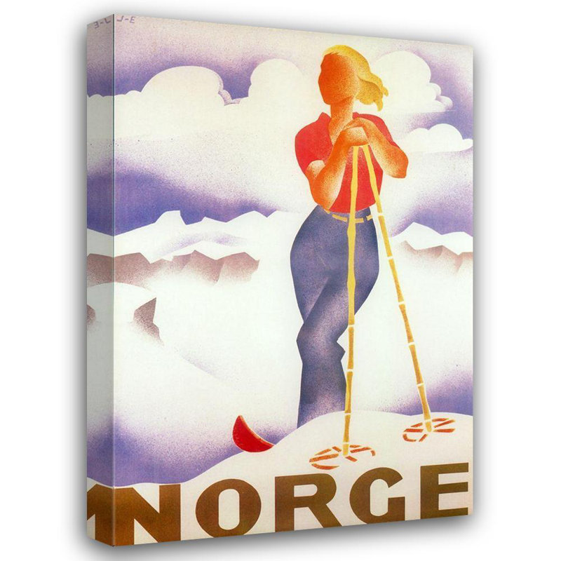 Art sur toile de la collection Red Barrel Studio® Vintage Apple Collection, Norge