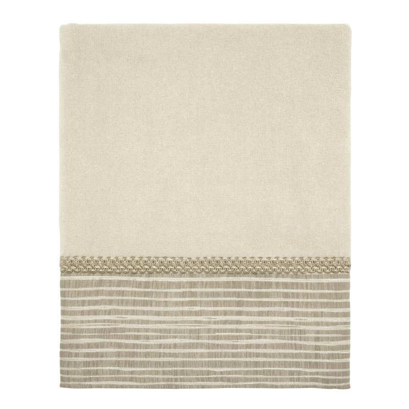 Dondrick 100% Cotton Bath Towel, Beige