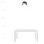 Goodfellow Glass Semi Flush Mount-129441738