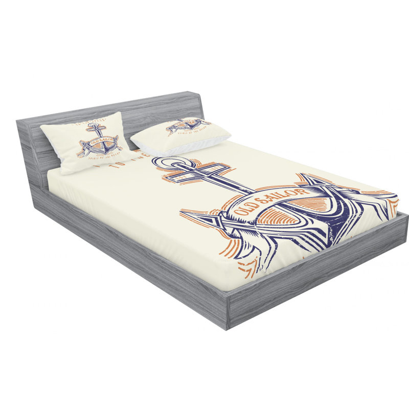 Microfiber Sheet Set, Queen Sheet Set with Fitted Sheet