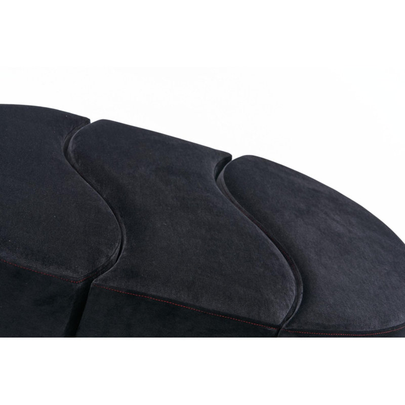 Pouf, Gris anthracite