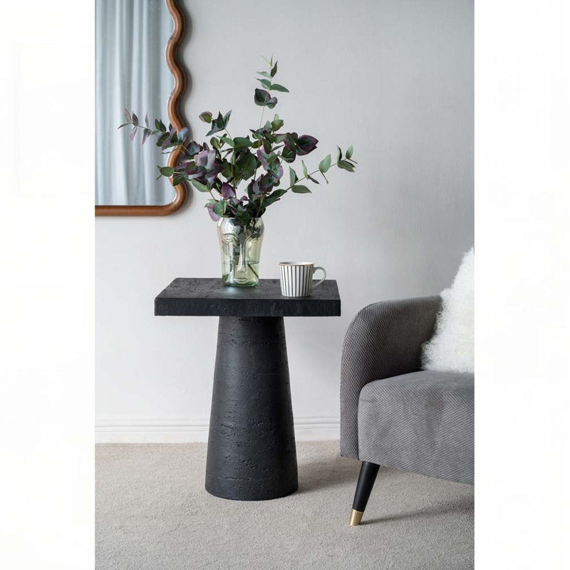Table basse avec base piédestal