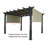 APEX GARDEN Replacement Pergola Canopy Top for 8 ft. x 10 ft. Pergola-86360862