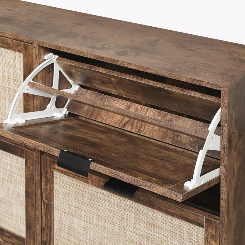 Storage Shoe Rack, Burly Wood