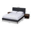 Ensemble de chambre à coucher rembourrée 3 pièces Harville-31715582-31715569