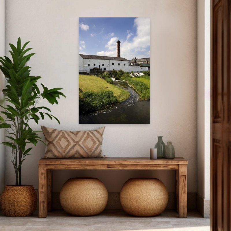 «Lockes Whiskey Distillery», art traditionnel de Kilbeggan, County Westmeath, Irlande, H 48 po x l 32 po