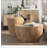 BLACK MDF coffee table 39.37inch Modern Handcraft