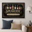 «Speakeasy Vintage Bottle Bar», impression sur toile encadrée, impression sur toile-131635999-131635996