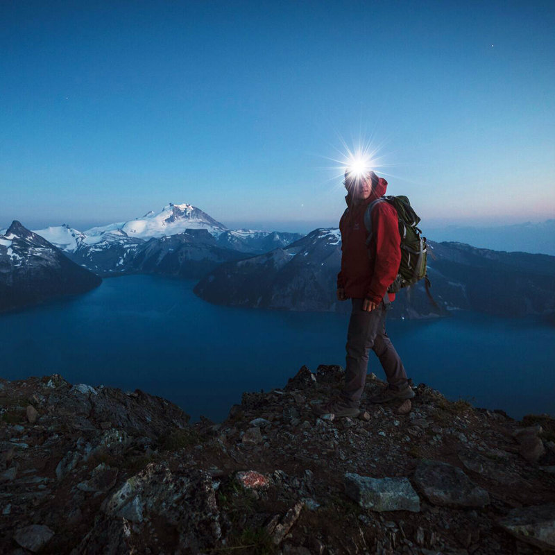 Green Adjustable LED Headlamp with 300 Lumens